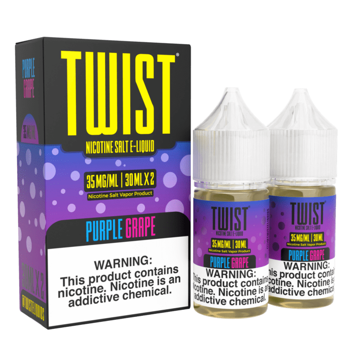 Buy Twist | Purple Grape | Ejuice | Eliquid | Salts | 30ml | 60ml at Cheap Wholesale Distributor Deal Prices from ejuiceresellers.com