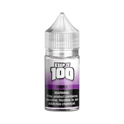 Buy Keep it 100 | Purple | Ejuice | Eliquid | Salt | 30 ml at Cheap Wholesale Distributor Deal Prices from ejuiceresellers.com