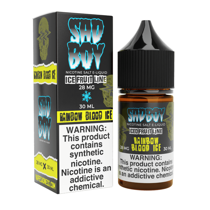 Buy Sad Boy | Rainbow Blood Ice Line | Ejuice | Eliquid | 30 mL at Cheap Wholesale Distributor Deal Prices from ejuiceresellers.com