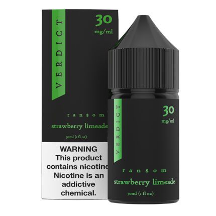 Buy Verdict | Ran$om | Strawberry Limeade | Salts | Ejuice | Eliquid | 30 mL at Cheap Wholesale Distributor Deal Prices from ejuiceresellers.com