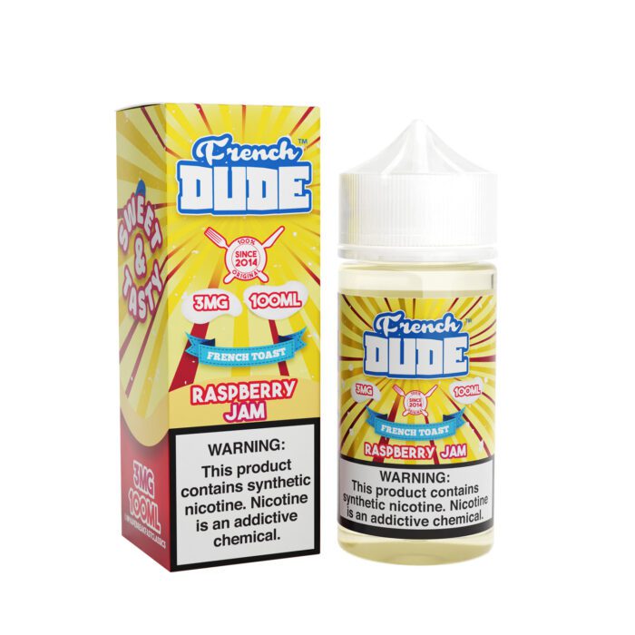 Buy French Dude | Raspberry Jam | Ejuice | Eliquid | 100 mL at Cheap Wholesale Distributor Deal Prices from ejuiceresellers.com
