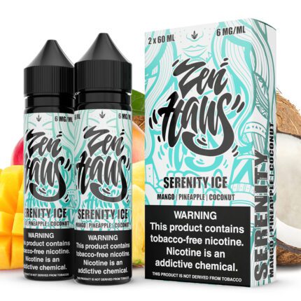 Buy Zen Haus | Serenity Ice | Mango Pineapple Coconut | Ejuice | Eliquid | 120 mL at Cheap Wholesale Distributor Deal Prices from ejuiceresellers.com