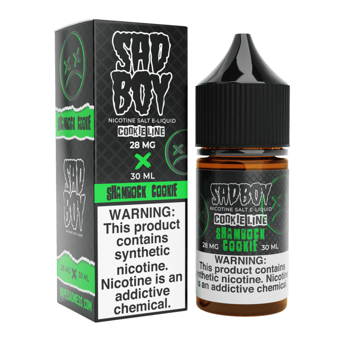 Buy Sad Boy | Shamrock Cookie Line | Ejuice | Eliquid | 30 mL at Cheap Wholesale Distributor Deal Prices from ejuiceresellers.com