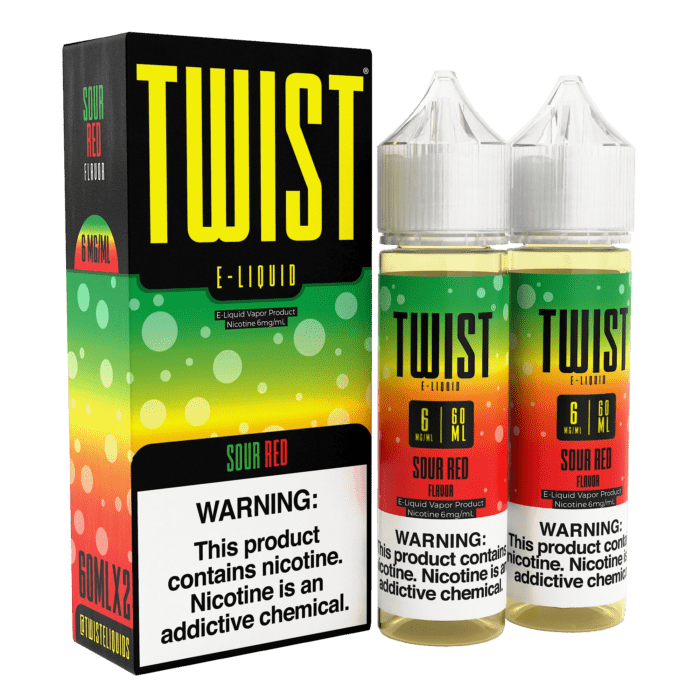 Buy Twist | Sour Red | Ejuice | Eliquid | 60 ml | 60 ml at Cheap Wholesale Distributor Deal Prices from ejuiceresellers.com