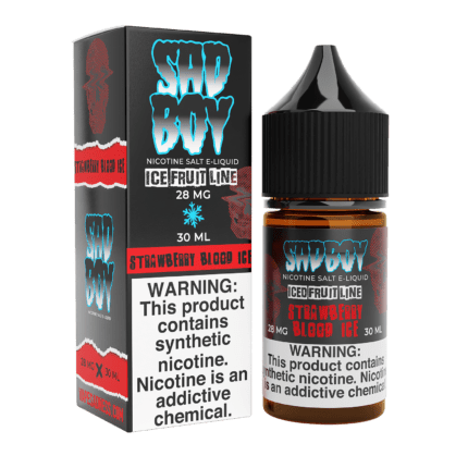 Buy Sad Boy | Strawberry Blood Ice Line | Ejuice | Eliquid | 30 mL at Cheap Wholesale Distributor Deal Prices from ejuiceresellers.com