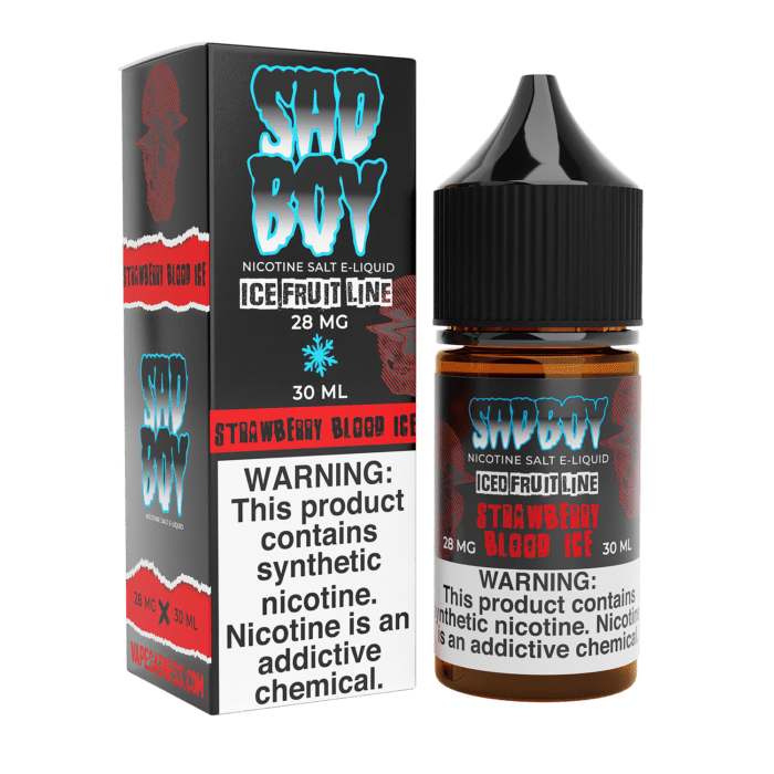 Buy Sad Boy | Strawberry Blood Ice Line | Ejuice | Eliquid | 30 mL at Cheap Wholesale Distributor Deal Prices from ejuiceresellers.com