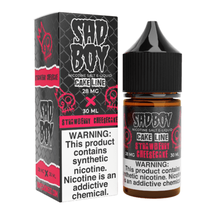 Buy Sad Boy | Strawberry Cheesecake Cake Line | Ejuice | Eliquid | 30 mL at Cheap Wholesale Distributor Deal Prices from ejuiceresellers.com