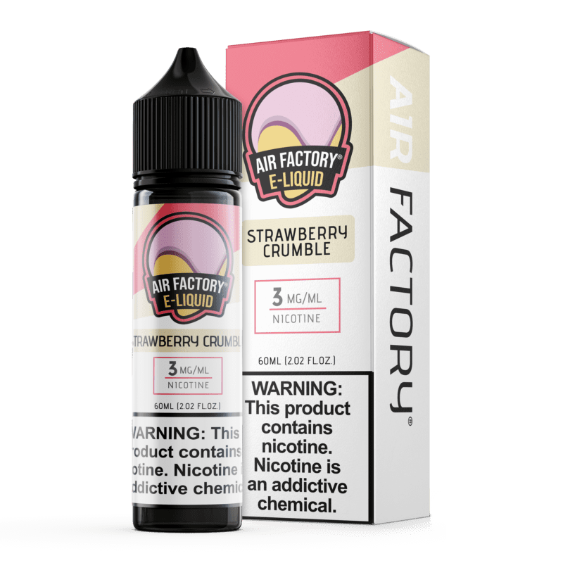 Buy Air Factory | Strawberry Crumble | Ejuice | Eliquid | 60mL at Cheap Wholesale Distributor Deal Prices from ejuiceresellers.com