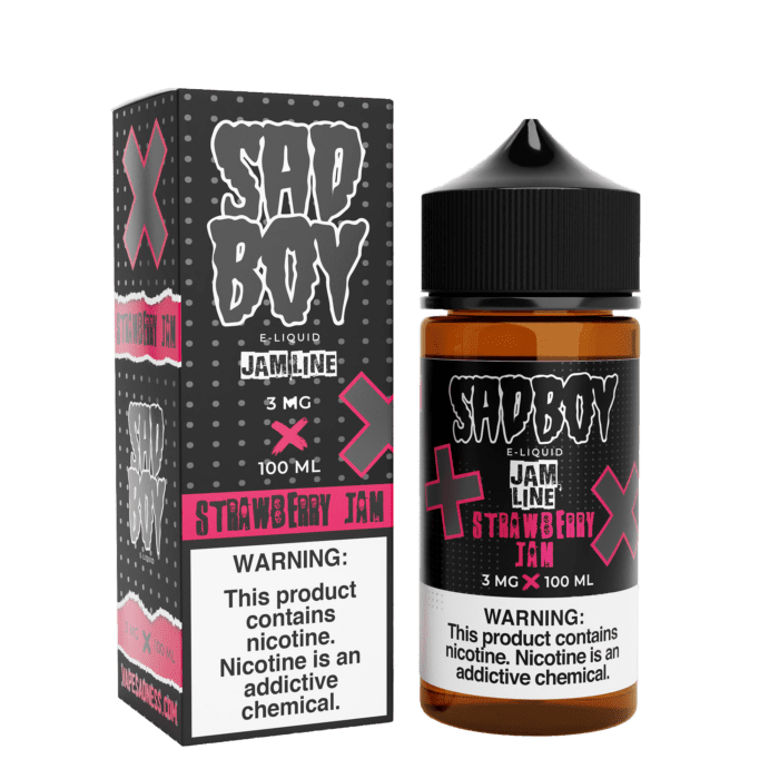 Buy Sad Boy | Strawberry Jam Line | Ejuice | Eliquid | 100 mL at Cheap Wholesale Distributor Deal Prices from ejuiceresellers.com