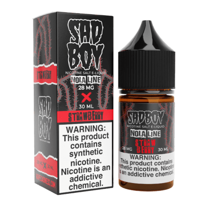 Buy Sad Boy | Strawberry Nola Line | Ejuice | Eliquid | 30 mL at Cheap Wholesale Distributor Deal Prices from ejuiceresellers.com