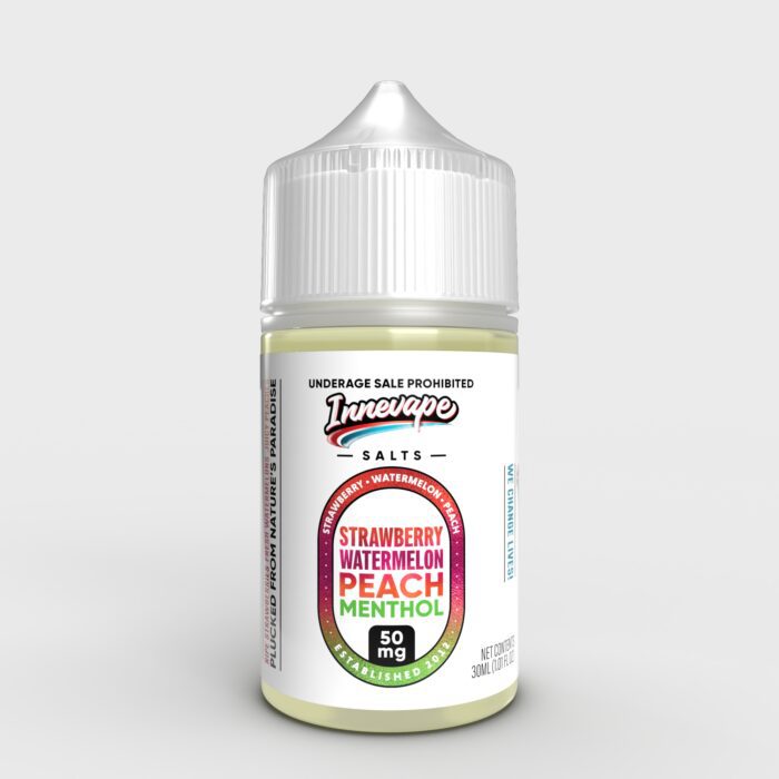 Buy Innevape | Menthol | Strawberry Watermelon Peach | Salts | Ejuice | Eliquid | 30mL at Cheap Wholesale Distributor Deal Prices from ejuiceresellers.com