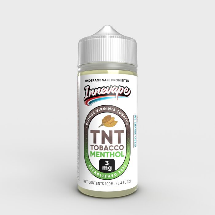 Buy Innevape | Menthol | TNT Tobacco | Ejuice | Eliquid | 100 mL at Cheap Wholesale Distributor Deal Prices from ejuiceresellers.com