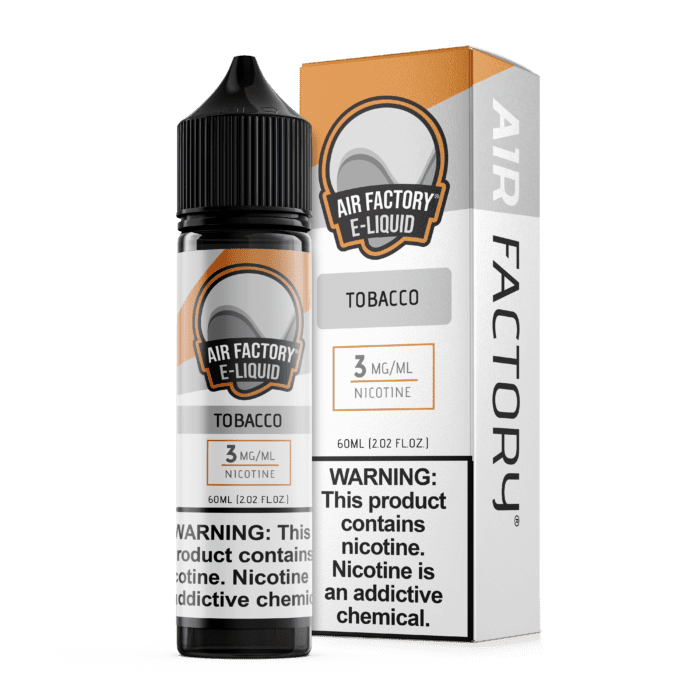 Buy Air Factory | Tobacco | Ejuice | Eliquid | 60mL at Cheap Wholesale Distributor Deal Prices from ejuiceresellers.com