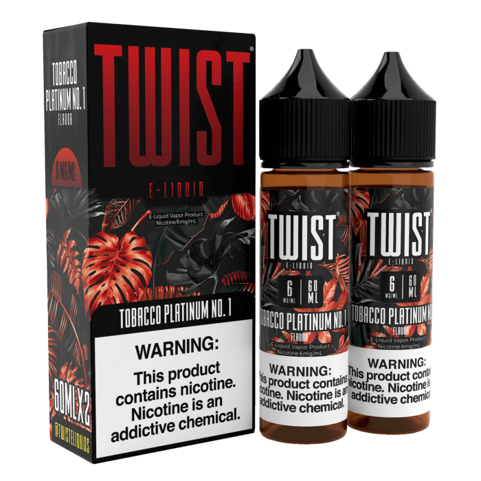 Buy Twist | Tobacco Platinum No. 1 | Ejuice | Eliquid | 60 ml | 60 ml at Cheap Wholesale Distributor Deal Prices from ejuiceresellers.com