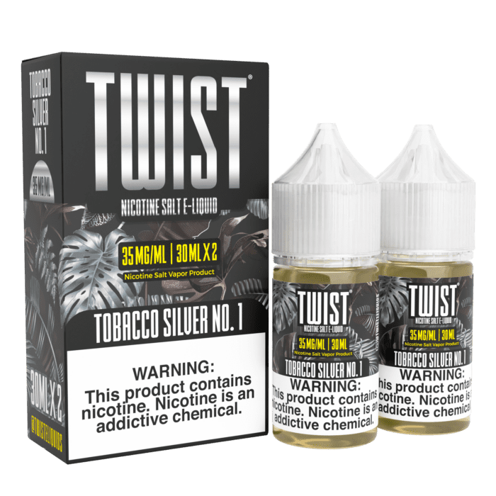 Buy Twist | Tobacco Silver | Ejuice | Eliquid | Salts | 30ml | 60ml at Cheap Wholesale Distributor Deal Prices from ejuiceresellers.com