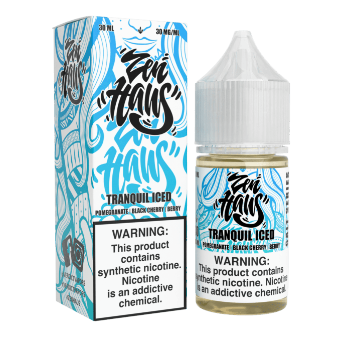 Buy Zen Haus | Tranquil Iced | Ejuice | Eliquid | Salt | 30 mL at Cheap Wholesale Distributor Deal Prices from ejuiceresellers.com