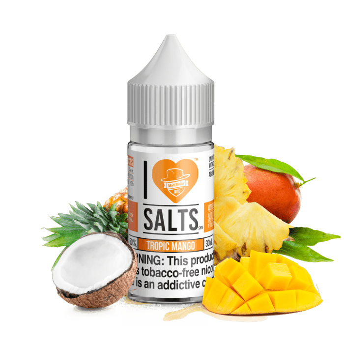 Buy I Love Salts | Tropic Mango | Ejuice | Eliquid | 30 mL at Cheap Wholesale Distributor Deal Prices from ejuiceresellers.com
