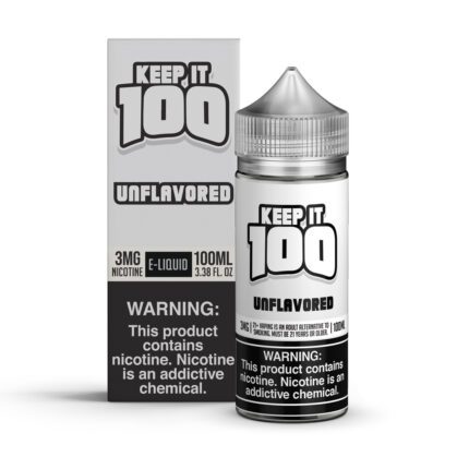 Buy Keep It 100 | Unflavored | Ejuice | Eliquid | 100 mL at Cheap Wholesale Distributor Deal Prices from ejuiceresellers.com