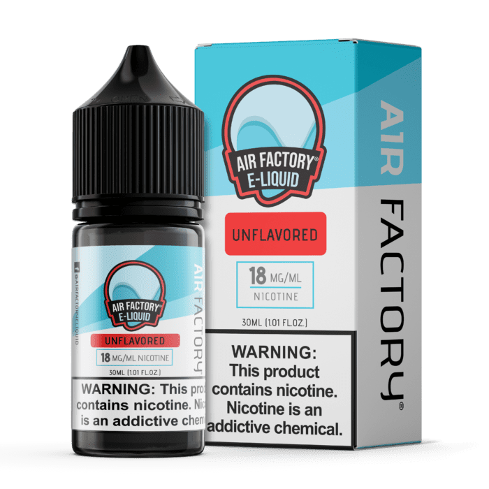 Buy Air Factory | Unflavored Salts | Ejuice | Eliquid | 30 mL at Cheap Wholesale Distributor Deal Prices from ejuiceresellers.com