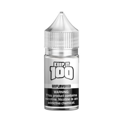 Buy Keep it 100 | Unflavored | Ejuice | Eliquid | Salt | 30 ml at Cheap Wholesale Distributor Deal Prices from ejuiceresellers.com