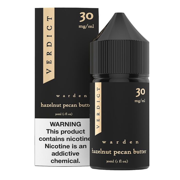 Buy Verdict | Warden | Hazelnut Pecan Butter | Salts | Ejuice | Eliquid | 30 mL at Cheap Wholesale Distributor Deal Prices from ejuiceresellers.com