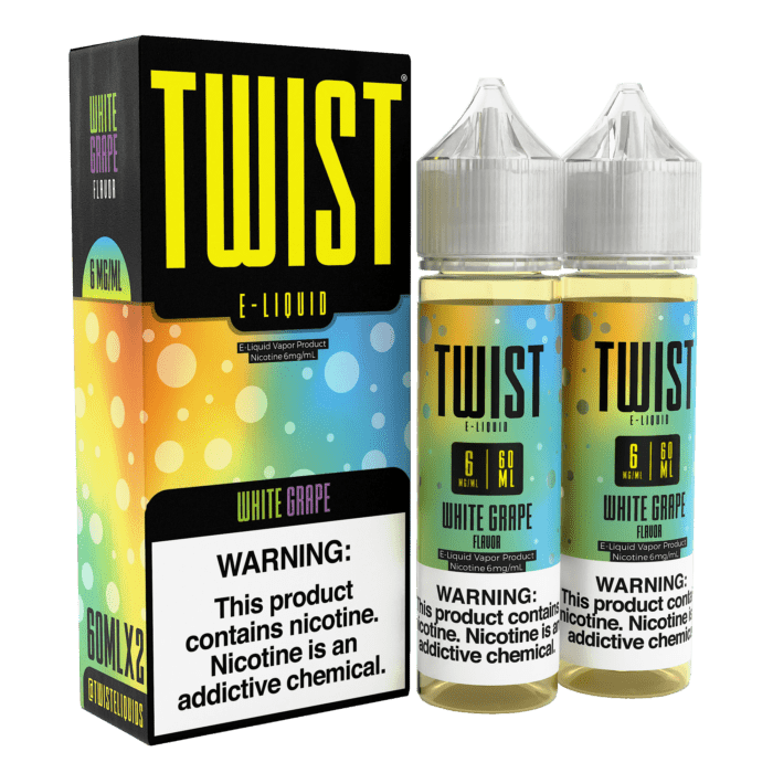 Buy Twist | White Grape | Ejuice | Eliquid | 60 ml | 60 ml at Cheap Wholesale Distributor Deal Prices from ejuiceresellers.com