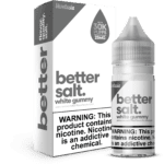 Buy better salt | White Gummy | Ejuice | Eliquid | Salts | 120 mL at Cheap Wholesale Distributor Deal Prices from ejuiceresellers.com