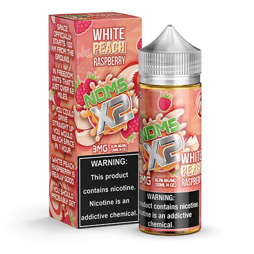 Buy Nomenon | White Peach Raspberry Noms X2 | Ejuice | Eliquid | 120 ml E-Juice Resellers at Cheap Wholesale Distributor Deal Prices from ejuiceresellers.com