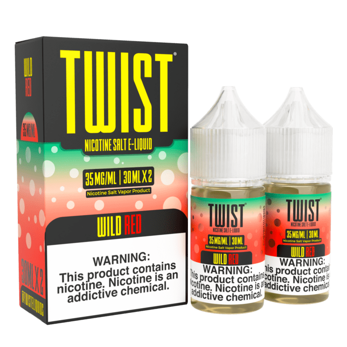 Buy Twist | Wild Red | Ejuice | Eliquid | Salts | 30ml | 60ml at Cheap Wholesale Distributor Deal Prices from ejuiceresellers.com