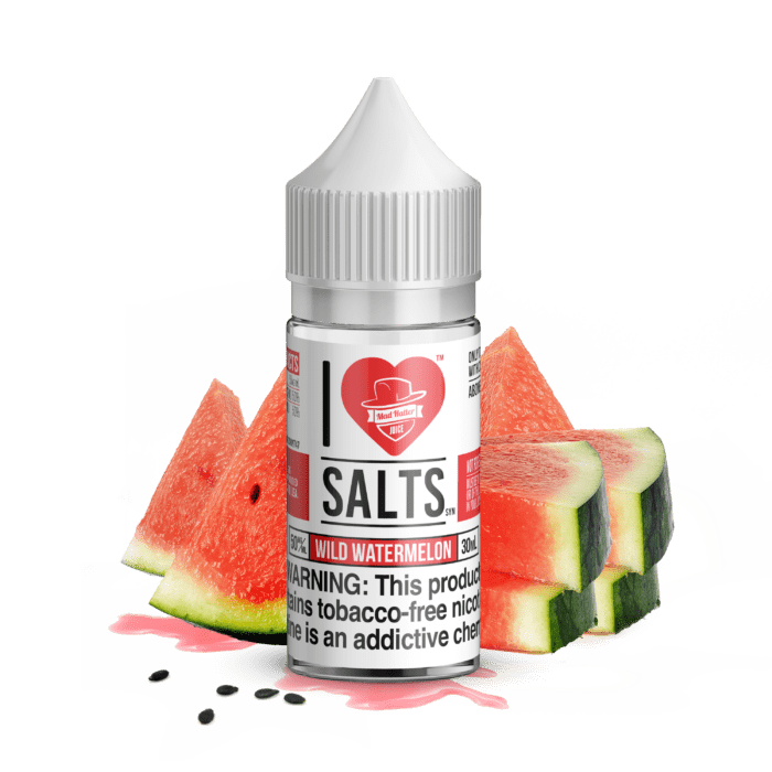 Buy I Love Salts | Wild Watermelon | Ejuice | Eliquid | 30 mL at Cheap Wholesale Distributor Deal Prices from ejuiceresellers.com