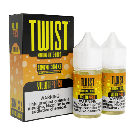 Buy Twist | Yellow Peach | Ejuice | Eliquid | Salts | 30ml | 60ml at Cheap Wholesale Distributor Deal Prices from ejuiceresellers.com