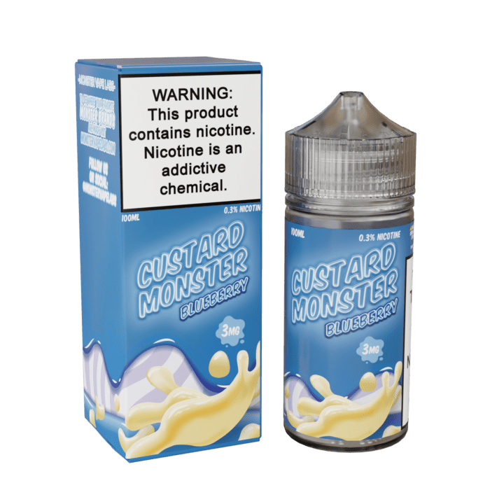 Buy Jam Monster | Custard Monster Blueberry | Ejuice | Eliquid | 100 ml E-Juice Resellers at Cheap Wholesale Distributor Deal Prices from ejuiceresellers.com