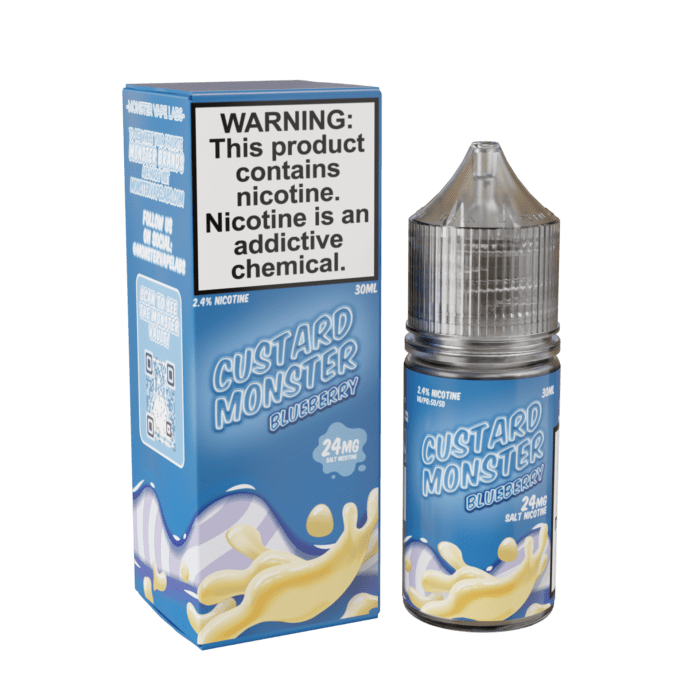 Buy Jam Monster | Custard Monster Blueberry | Ejuice | Eliquid | Salt | 30 ml E-Juice Resellers at Cheap Wholesale Distributor Deal Prices from ejuiceresellers.com