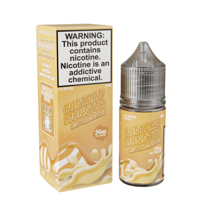 Buy Jam Monster | Custard Monster Butterscotch | Ejuice | Eliquid | Salt | 30 ml E-Juice Resellers at Cheap Wholesale Distributor Deal Prices from ejuiceresellers.com