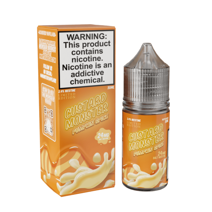 Buy Jam Monster | Custard Monster Pumpkin Spice | Ejuice | Eliquid | Salt | 30 ml E-Juice Resellers at Cheap Wholesale Distributor Deal Prices from ejuiceresellers.com