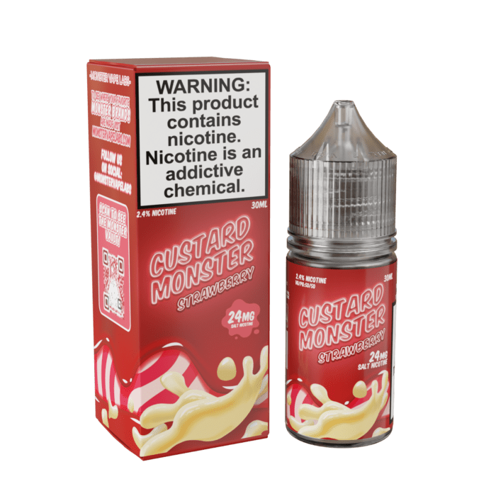 Buy Jam Monster | Custard Monster Strawberry | Ejuice | Eliquid | Salt | 30 ml E-Juice Resellers at Cheap Wholesale Distributor Deal Prices from ejuiceresellers.com