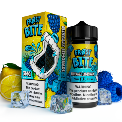 Buy Frost Bite | Blue Razz Lemonade Ice | Ejuice | Eliquid | 100 ml E-Juice Resellers at Cheap Wholesale Distributor Deal Prices from ejuiceresellers.com