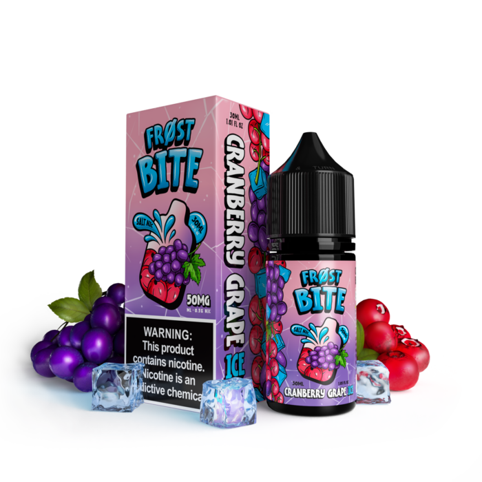 Buy Frost Bite | Cranberry Grape Ice | Ejuice | Eliquid | Salt | 30 ml E-Juice Resellers at Cheap Wholesale Distributor Deal Prices from ejuiceresellers.com