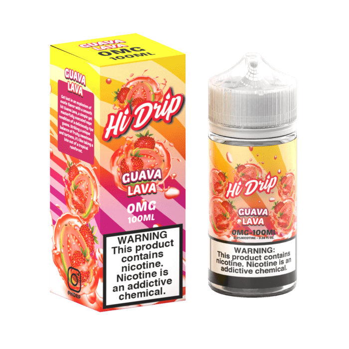 Buy Hi Drip | Guava Lava | Ejuice | Eliquid | Salt | 100 ml E-Juice Resellers at Cheap Wholesale Distributor Deal Prices from ejuiceresellers.com