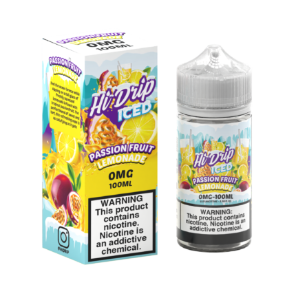 Buy Hi Drip | Iced Passion Fruit Lemonade | Ejuice | Eliquid | 100 ml E-Juice Resellers at Cheap Wholesale Distributor Deal Prices from ejuiceresellers.com