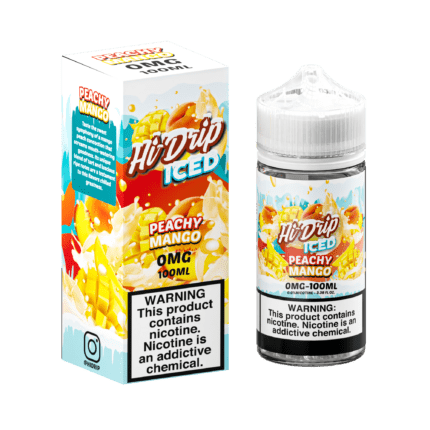 Buy Hi Drip | Iced Peachy Mango | Ejuice | Eliquid | 100 ml E-Juice Resellers at Cheap Wholesale Distributor Deal Prices from ejuiceresellers.com