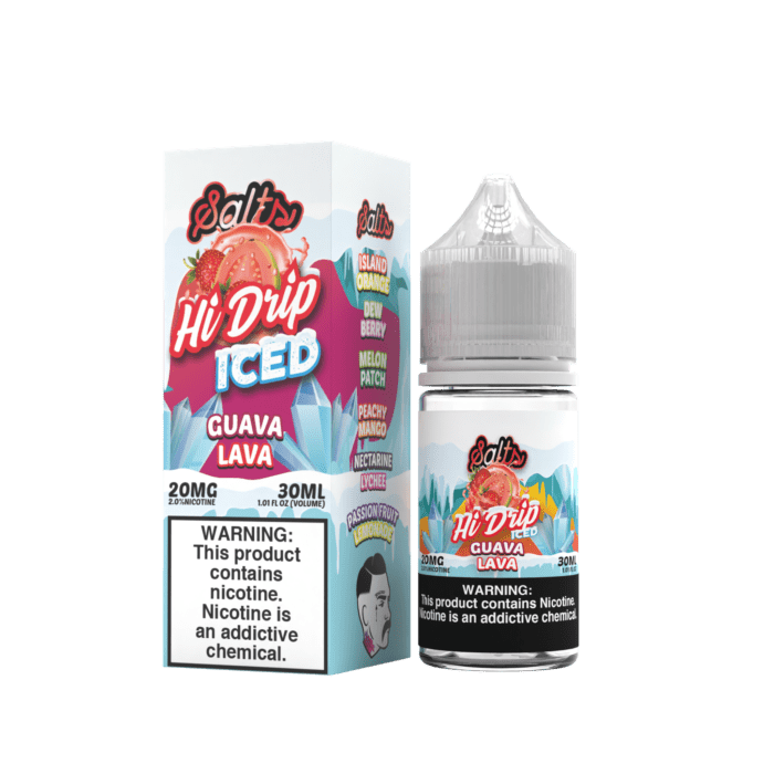 Buy Hi Drip | Iced Guava Lava | Ejuice | Eliquid | Salt | 30 ml E-Juice Resellers at Cheap Wholesale Distributor Deal Prices from ejuiceresellers.com