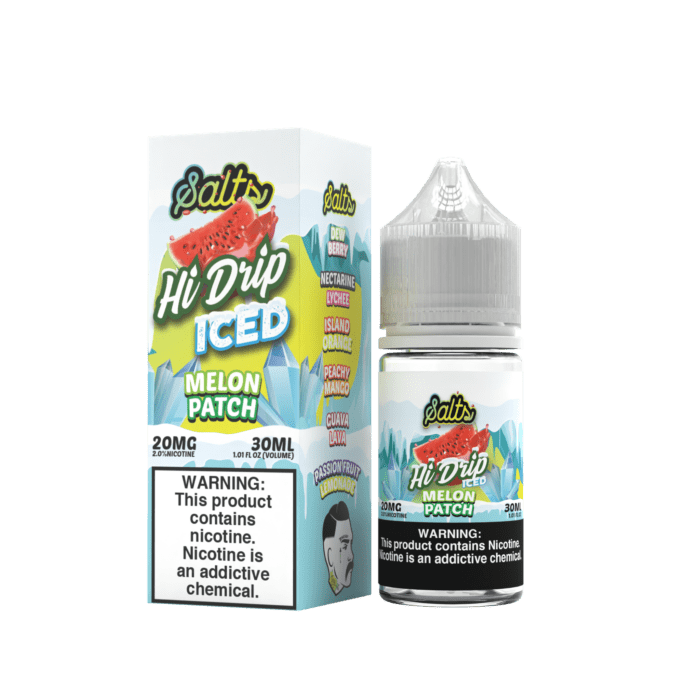 Buy Hi Drip | Iced Melon Patch | Ejuice | Eliquid | Salt | 30 ml E-Juice Resellers at Cheap Wholesale Distributor Deal Prices from ejuiceresellers.com