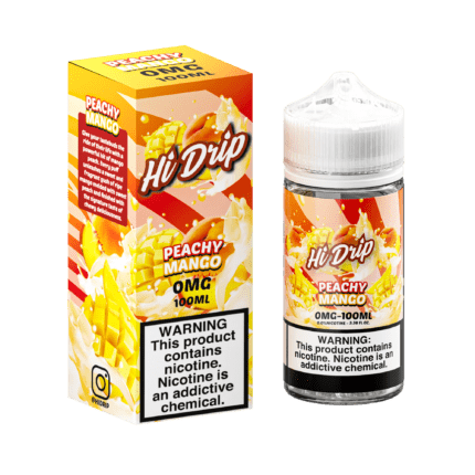 Buy Hi Drip | Peachy Mango | Ejuice | Eliquid | 100 ml E-Juice Resellers at Cheap Wholesale Distributor Deal Prices from ejuiceresellers.com