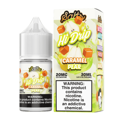 Buy Hi Drip | Caramel Pear | Ejuice | Eliquid | Salt | 30 ml E-Juice Resellers at Cheap Wholesale Distributor Deal Prices from ejuiceresellers.com