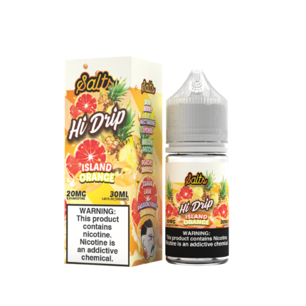 Buy Hi Drip | Island Orange | Ejuice | Eliquid | Salt | 30 ml E-Juice Resellers at Cheap Wholesale Distributor Deal Prices from ejuiceresellers.com