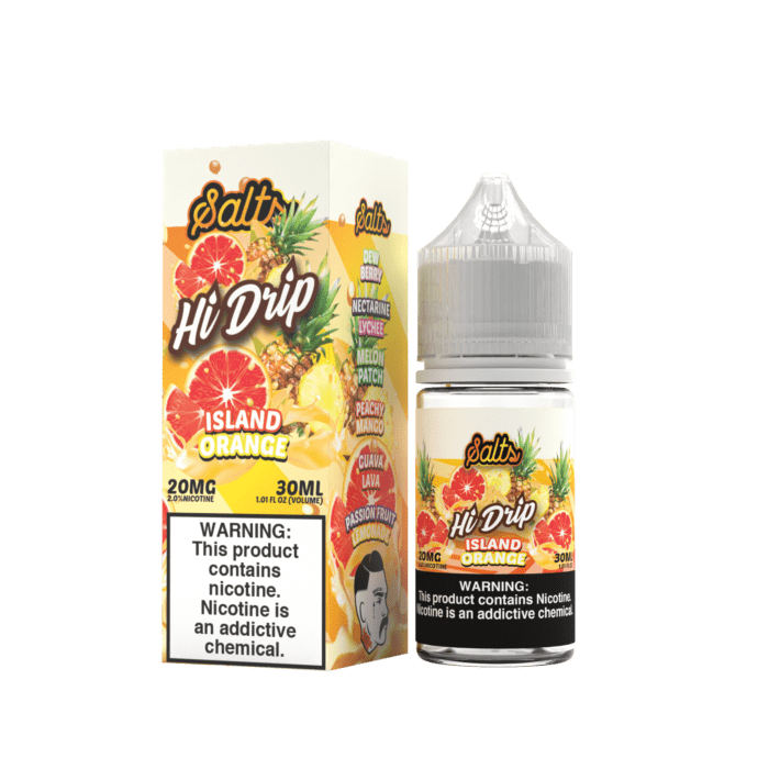 Buy Hi Drip | Island Orange | Ejuice | Eliquid | Salt | 30 ml E-Juice Resellers at Cheap Wholesale Distributor Deal Prices from ejuiceresellers.com