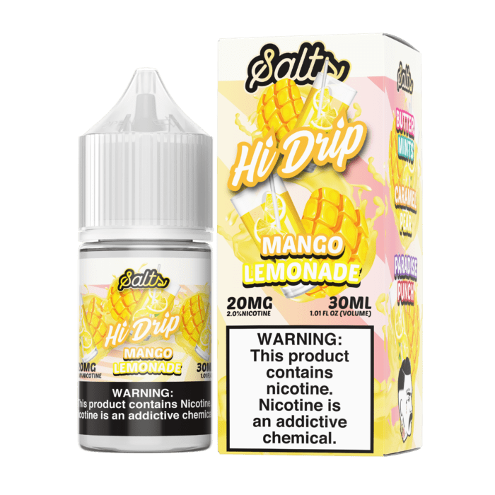 Buy Hi Drip | Mango Lemonade | Ejuice | Eliquid | Salt | 30 ml E-Juice Resellers at Cheap Wholesale Distributor Deal Prices from ejuiceresellers.com