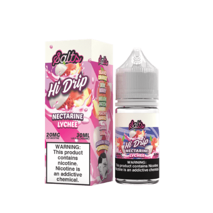 Buy Hi Drip | Nectarine Lychee | Ejuice | Eliquid | Salt | 30 ml E-Juice Resellers at Cheap Wholesale Distributor Deal Prices from ejuiceresellers.com