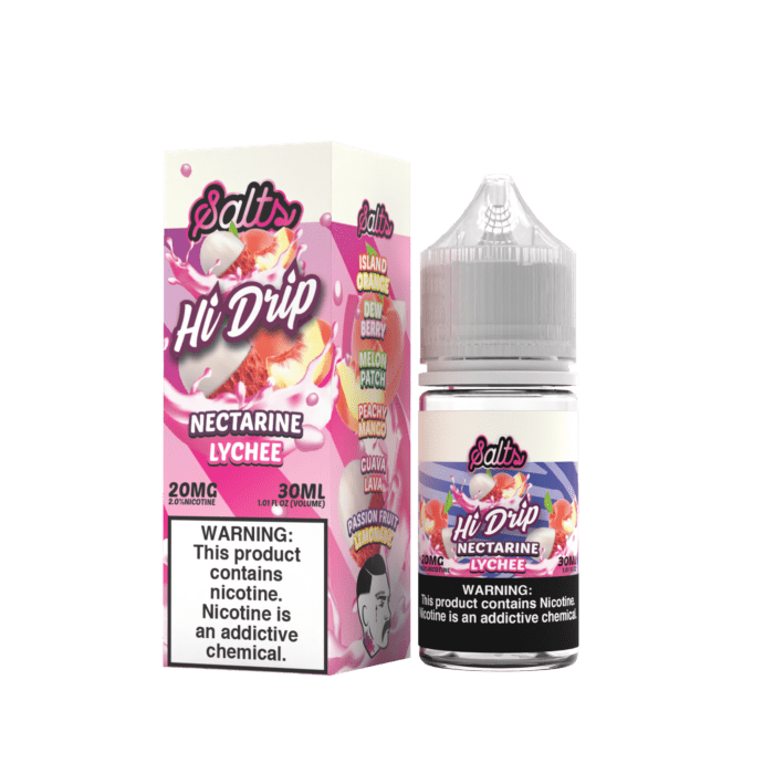 Buy Hi Drip | Nectarine Lychee | Ejuice | Eliquid | Salt | 30 ml E-Juice Resellers at Cheap Wholesale Distributor Deal Prices from ejuiceresellers.com